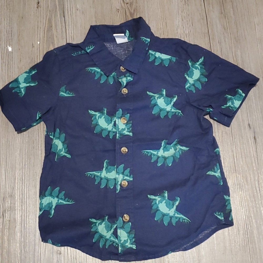💚 Old Navy | Toddler Button-Down Shirt | Dinosaurs